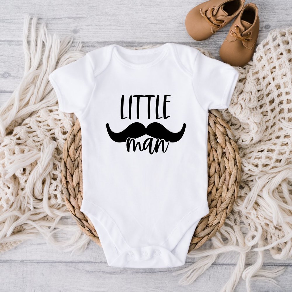 Little Man Baby Onesie